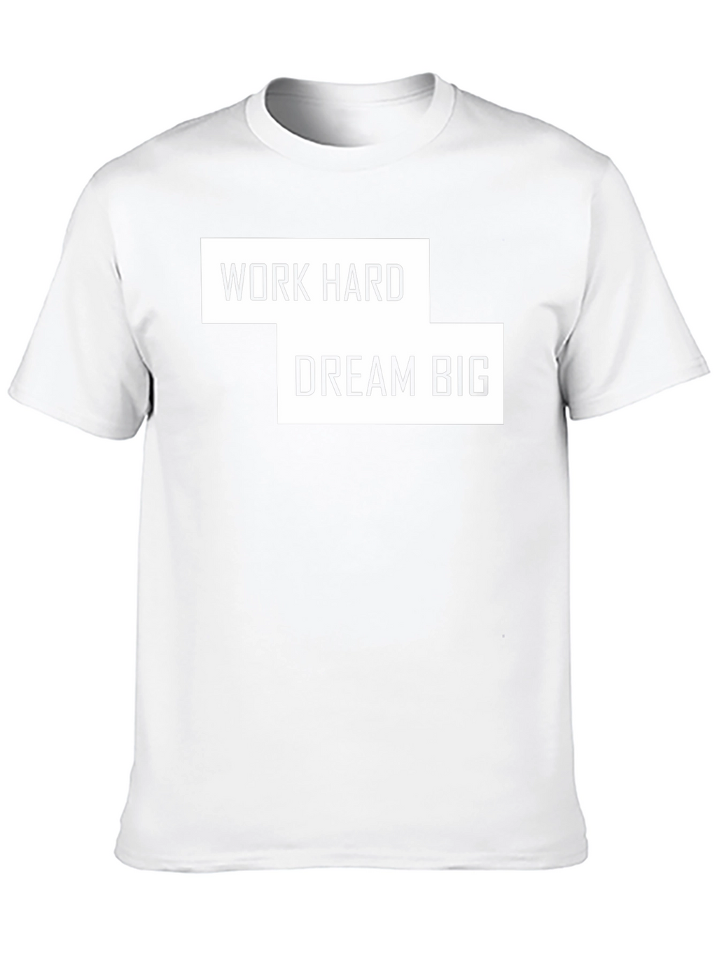 Work Hard Dream Big Black Tee