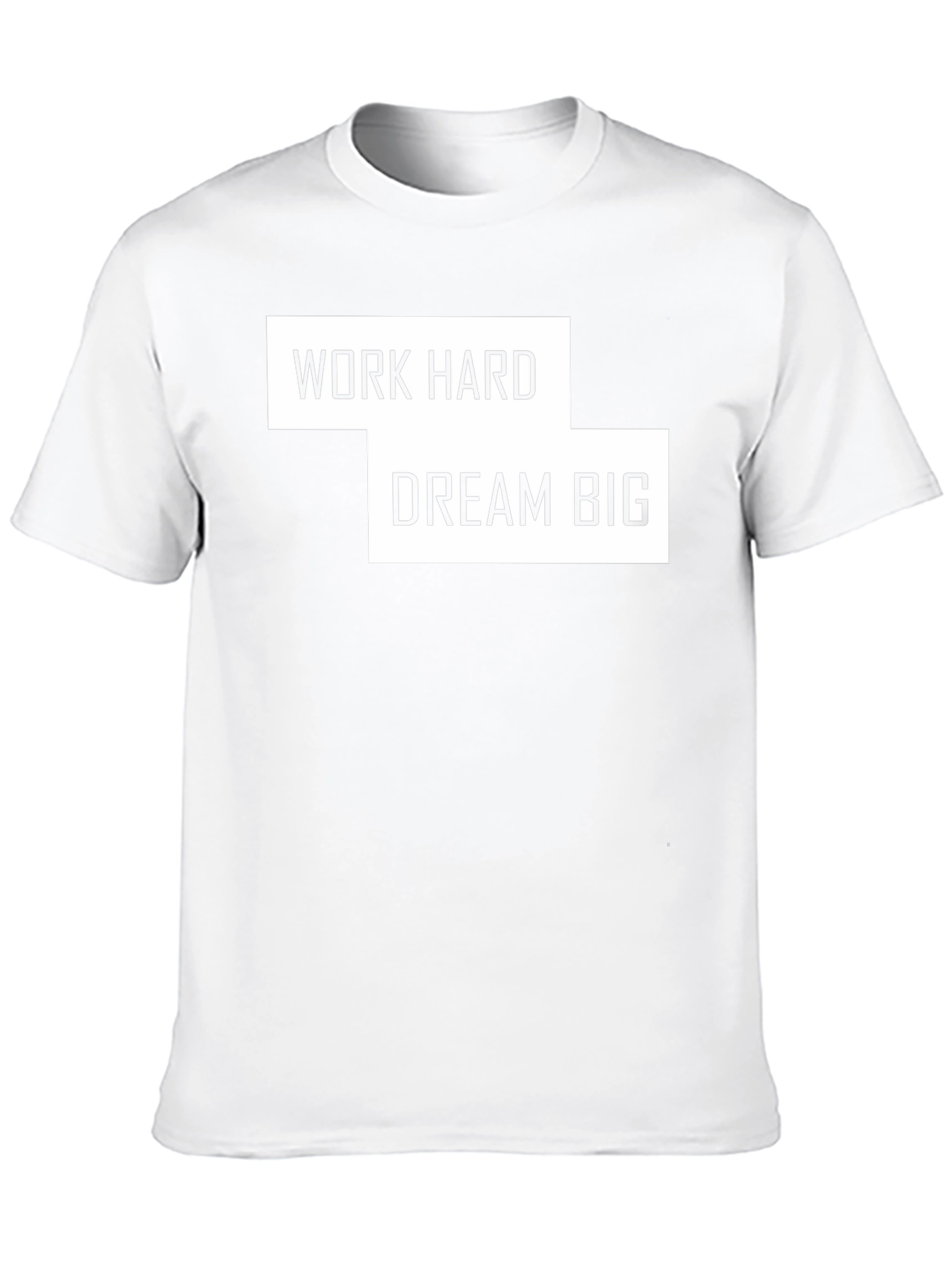 Work Hard Dream Big Black Tee
