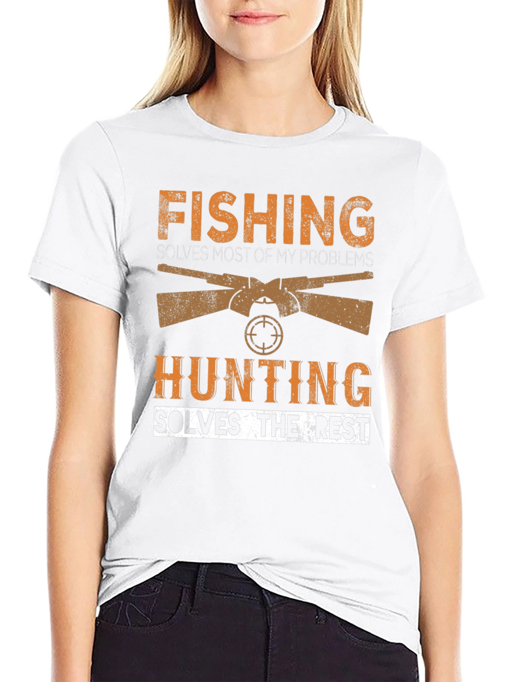 Fishing and Hunting Graphic Tee
