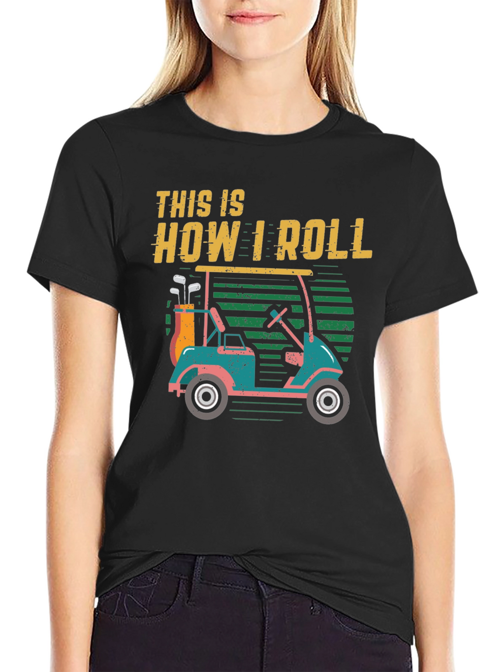 This Is How I Roll Golf Cart T-Shirt