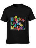 Black Lives Matter Floral T-Shirt