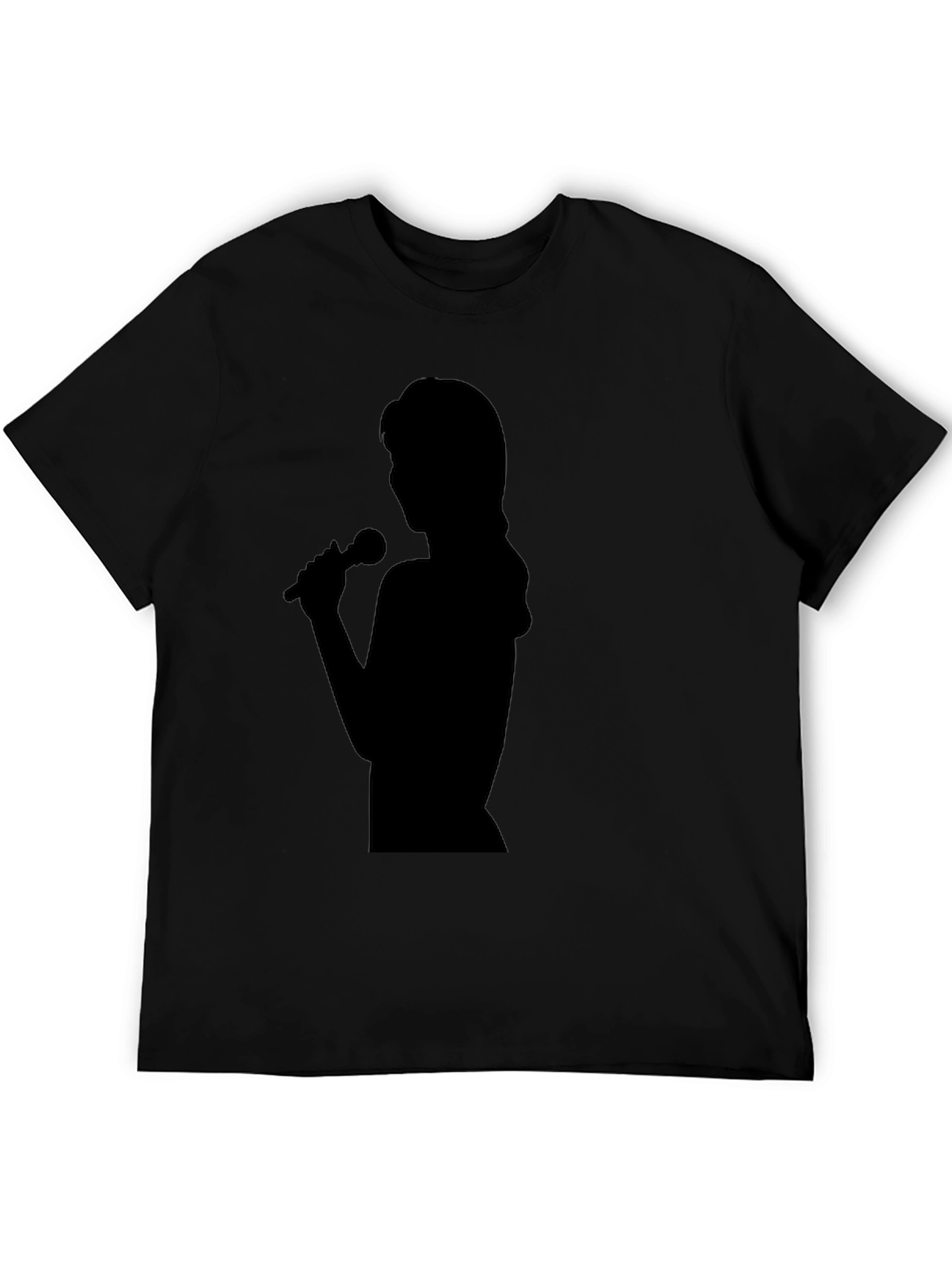 Singer Silhouette Black T-Shirt
