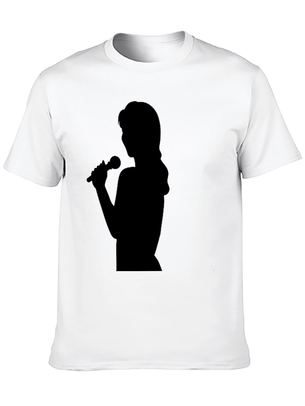 Singer Silhouette Black T-Shirt
