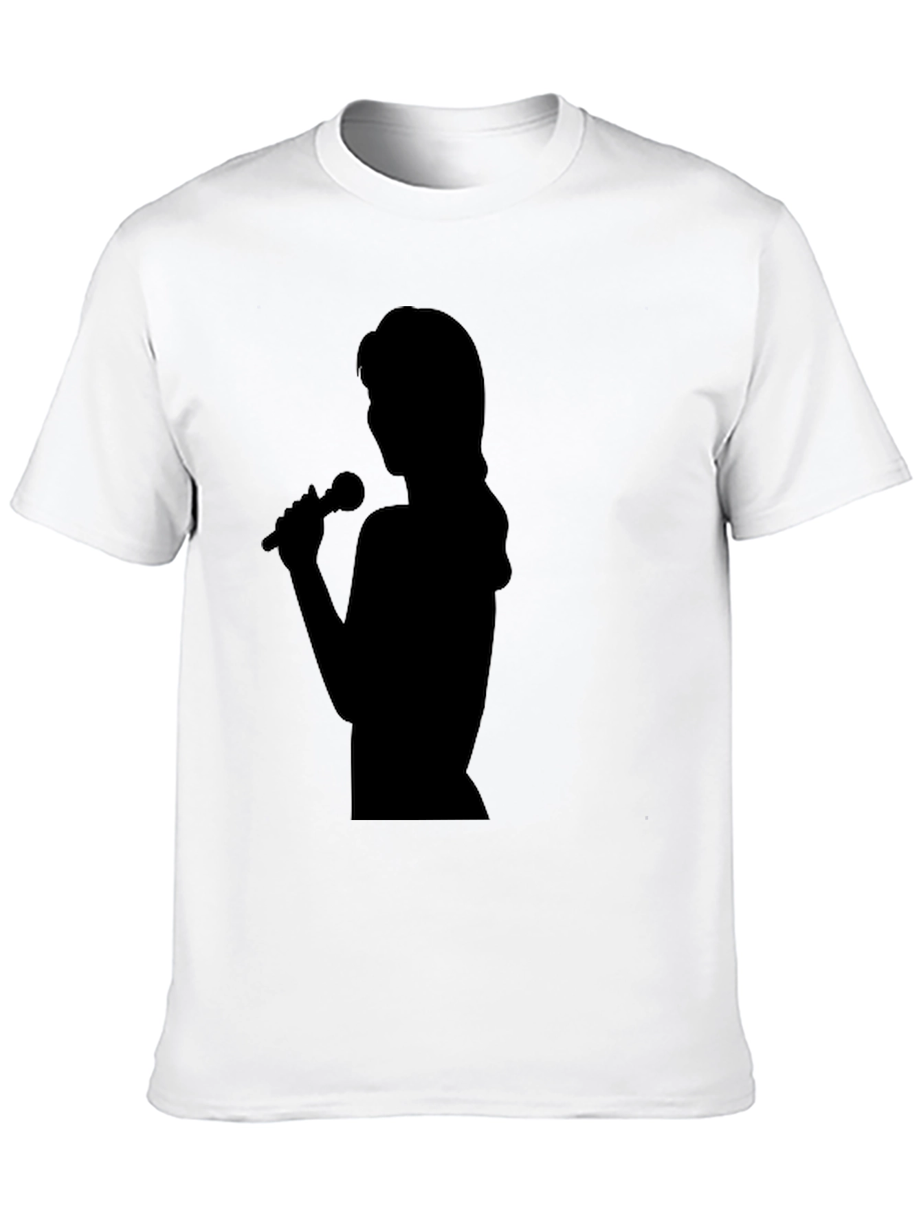 Singer Silhouette Black T-Shirt