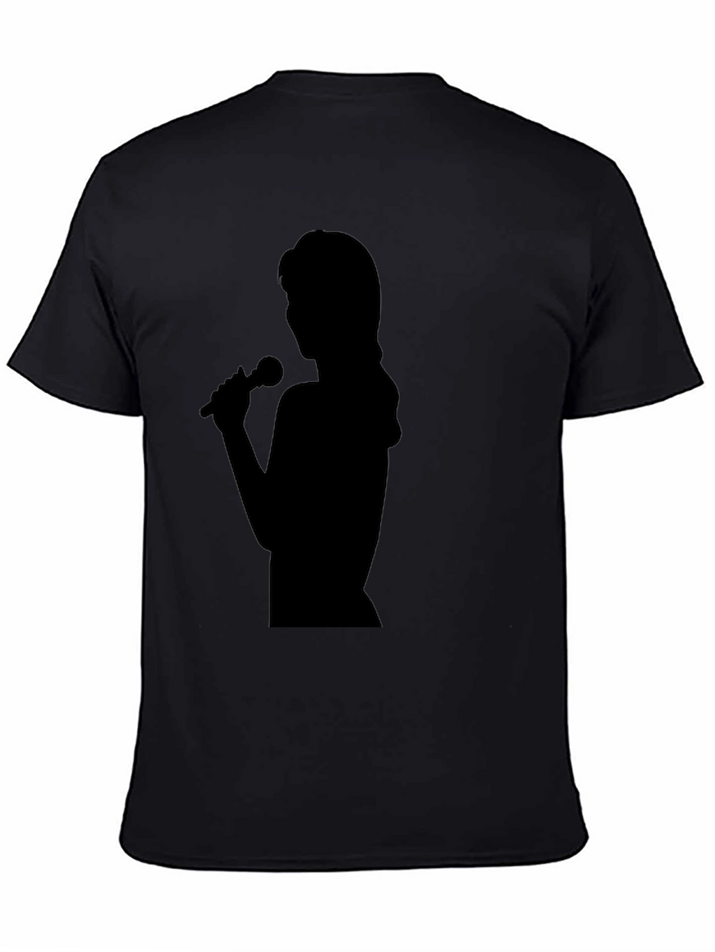 Singer Silhouette Black T-Shirt