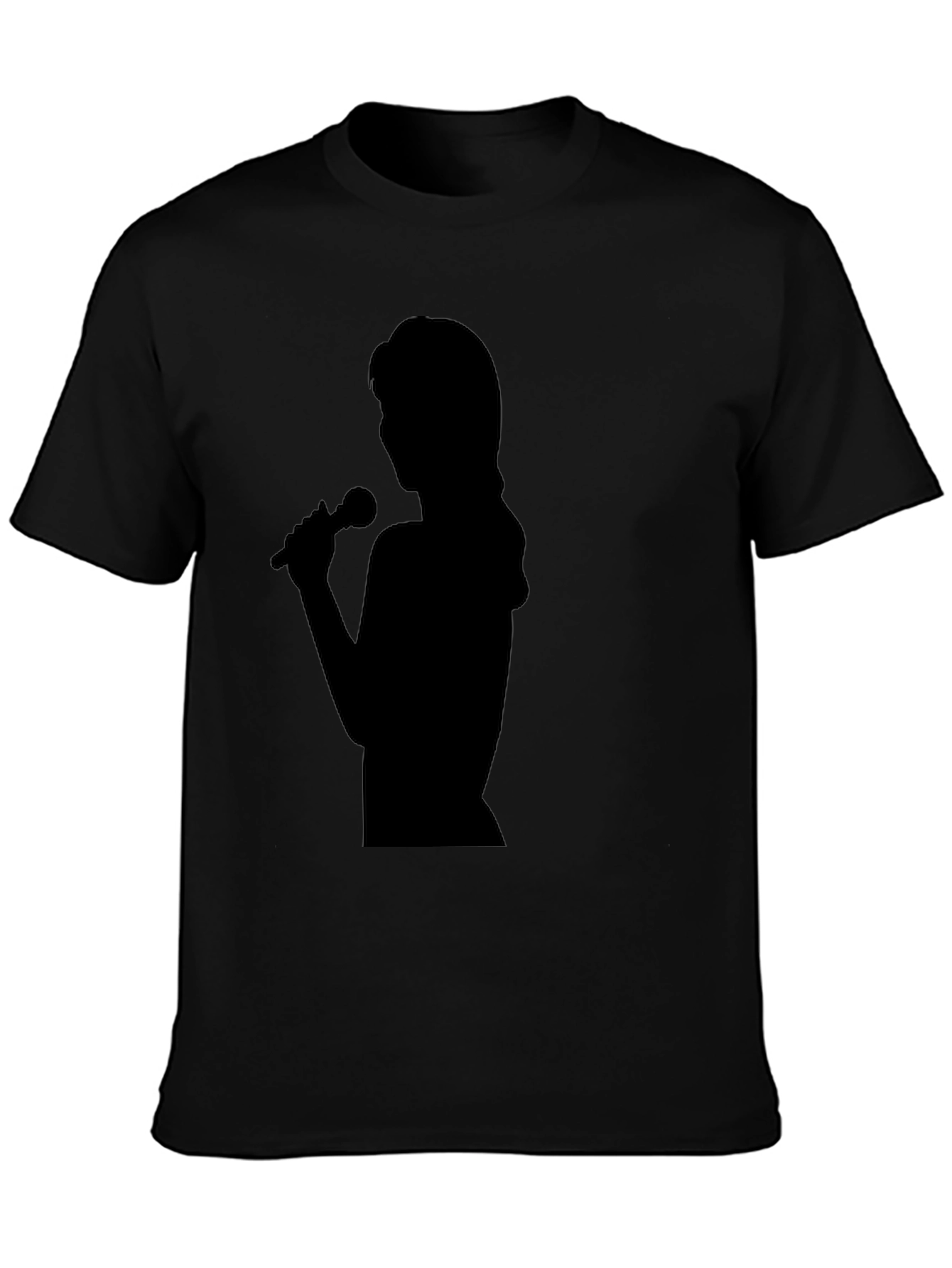 Singer Silhouette Black T-Shirt