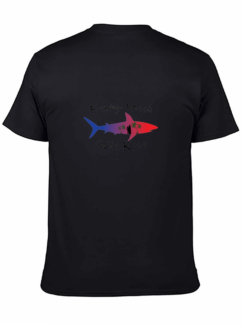 Flamingo Beach Costa Rica Shark T-Shirt