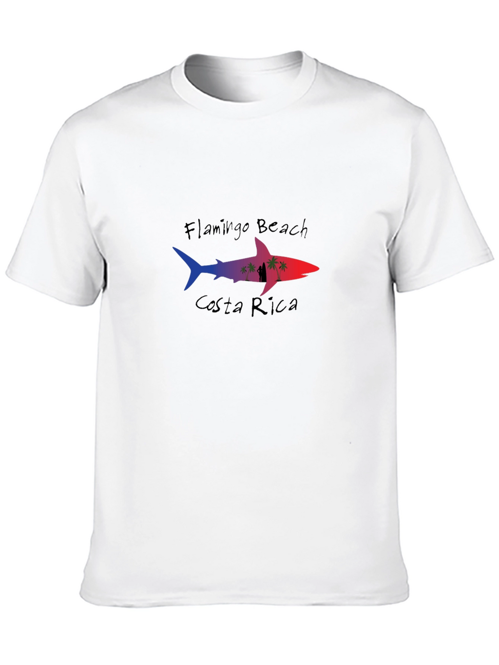 Flamingo Beach Costa Rica Shark T-Shirt