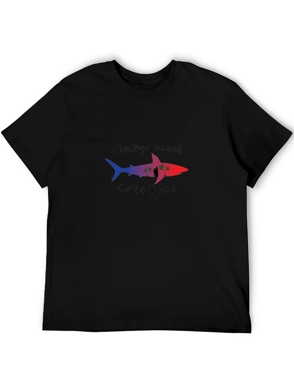 Flamingo Beach Costa Rica Shark T-Shirt
