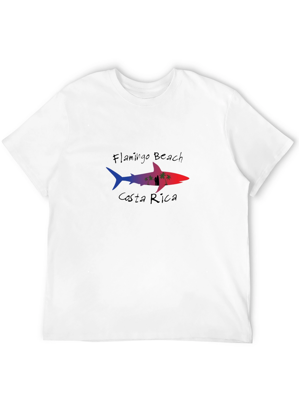 Flamingo Beach Costa Rica Shark T-Shirt