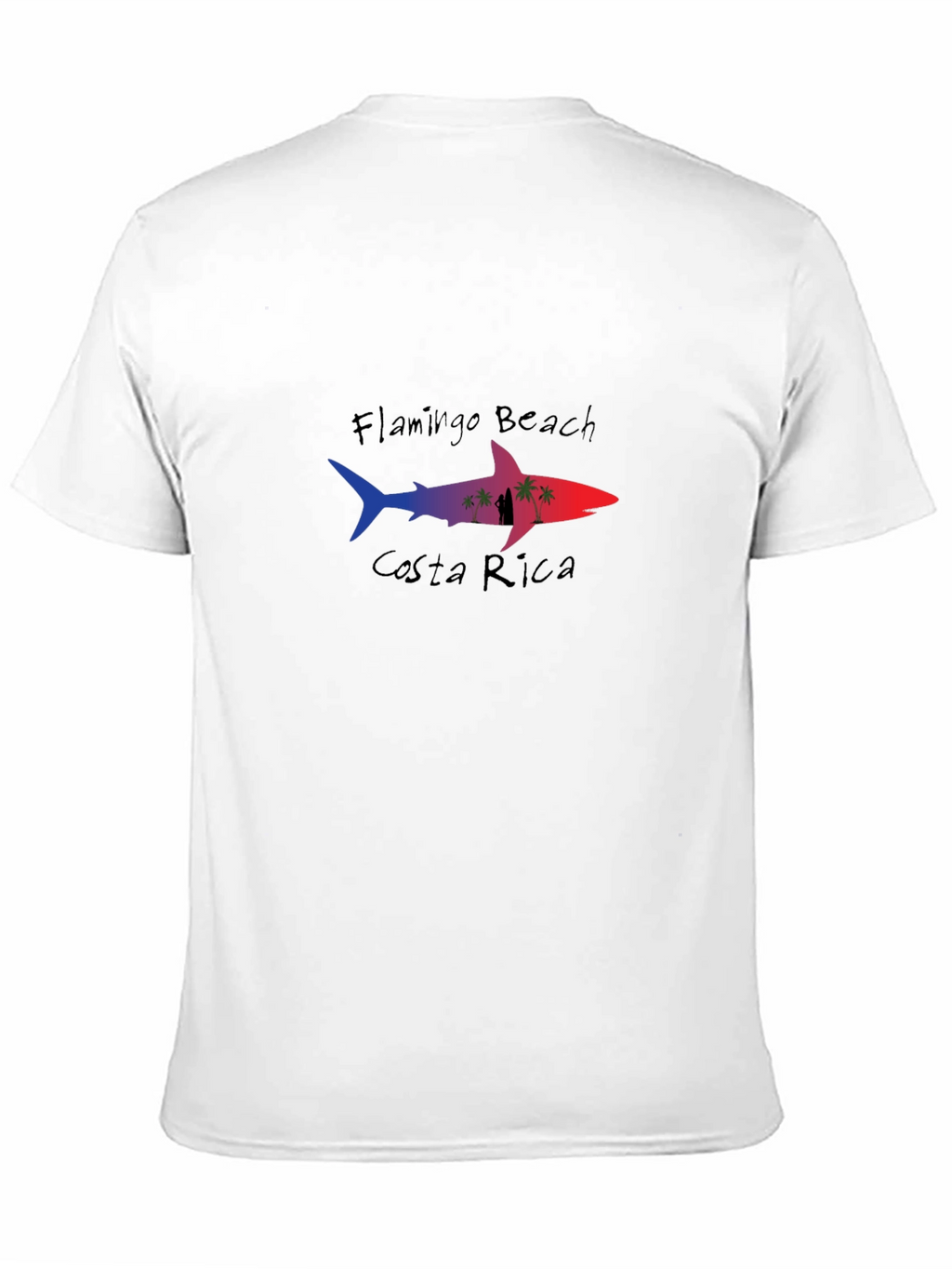 Flamingo Beach Costa Rica Shark T-Shirt