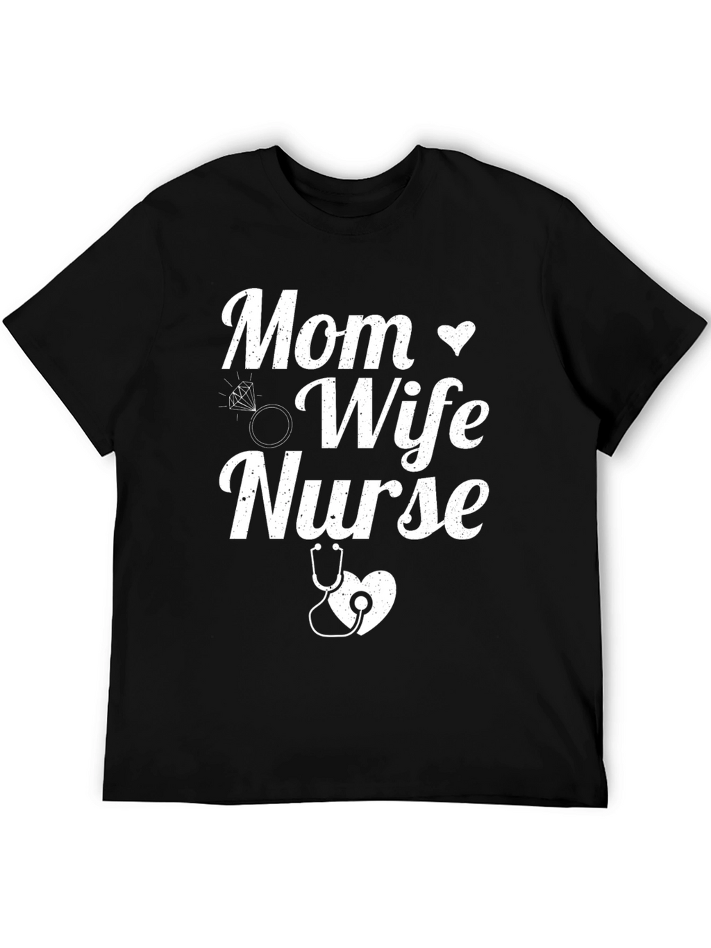 Mom Wife Nurse Graphic Tee - Perfect Gift!