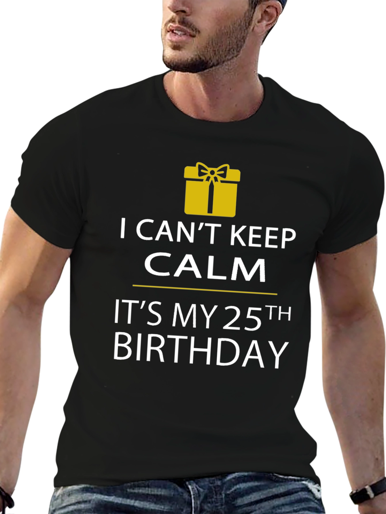 I Cant Keep Calm 25th Birthday T-Shirt