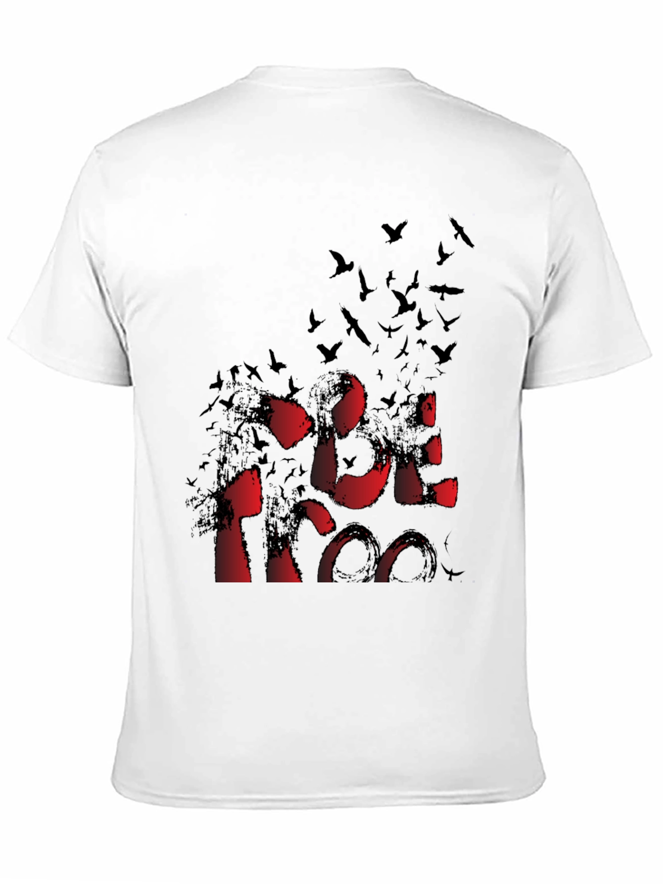 Red/Black Birds Graphic T-Shirt