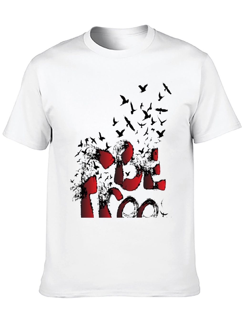 Red/Black Birds Graphic T-Shirt