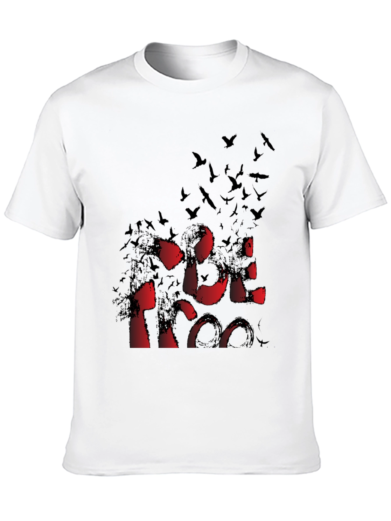 Red/Black Birds Graphic T-Shirt