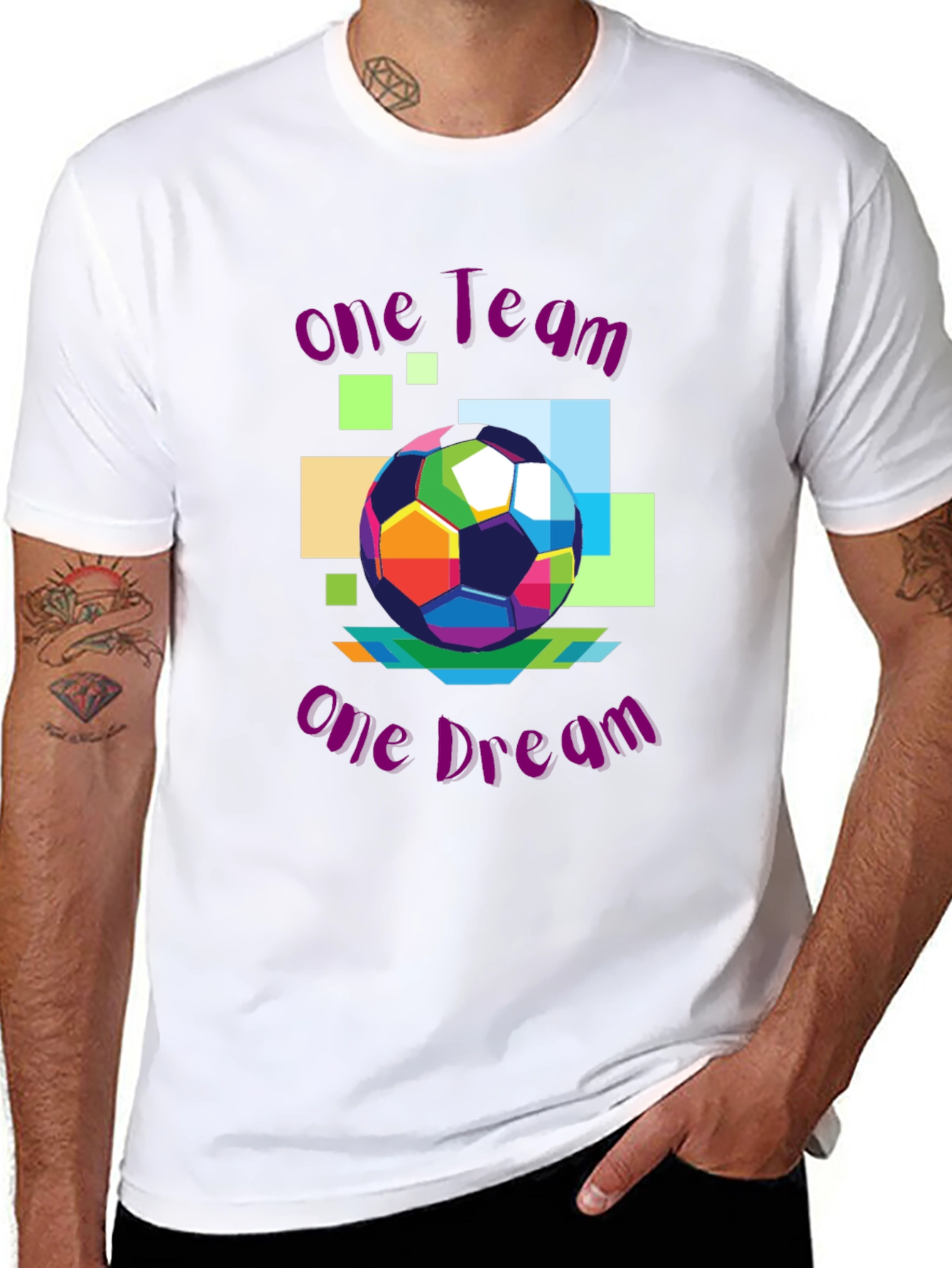 One Team One Dream Graphic T-Shirt