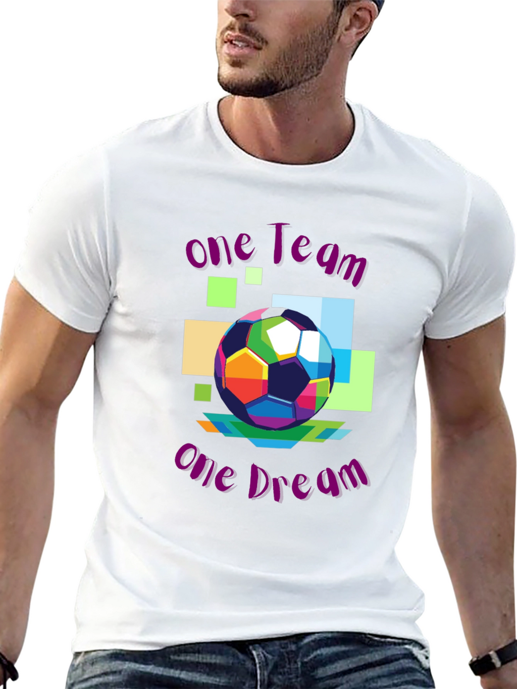 One Team One Dream Graphic T-Shirt