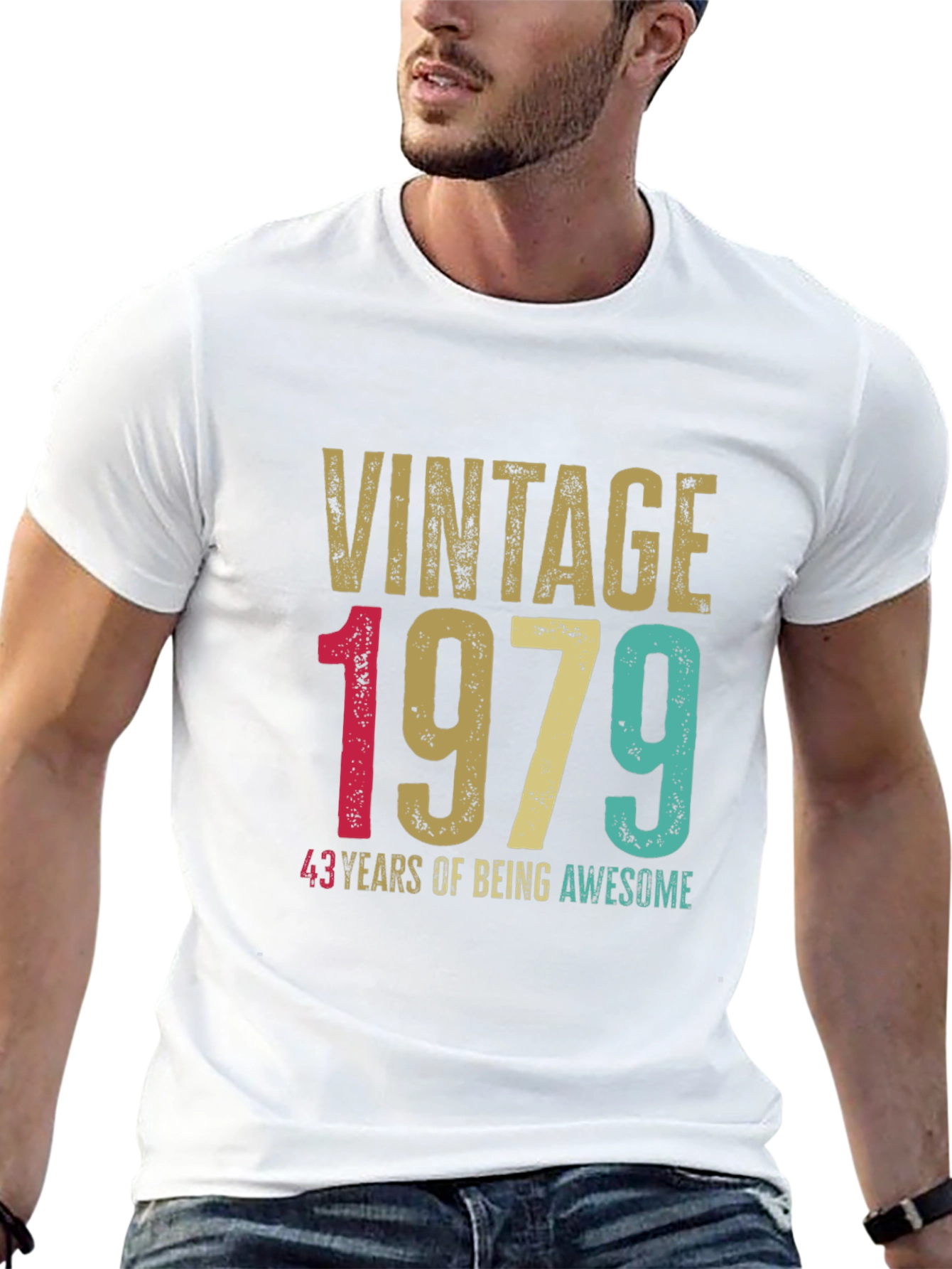 Vintage 1979 T-Shirt - 43 Years of Being Awesome