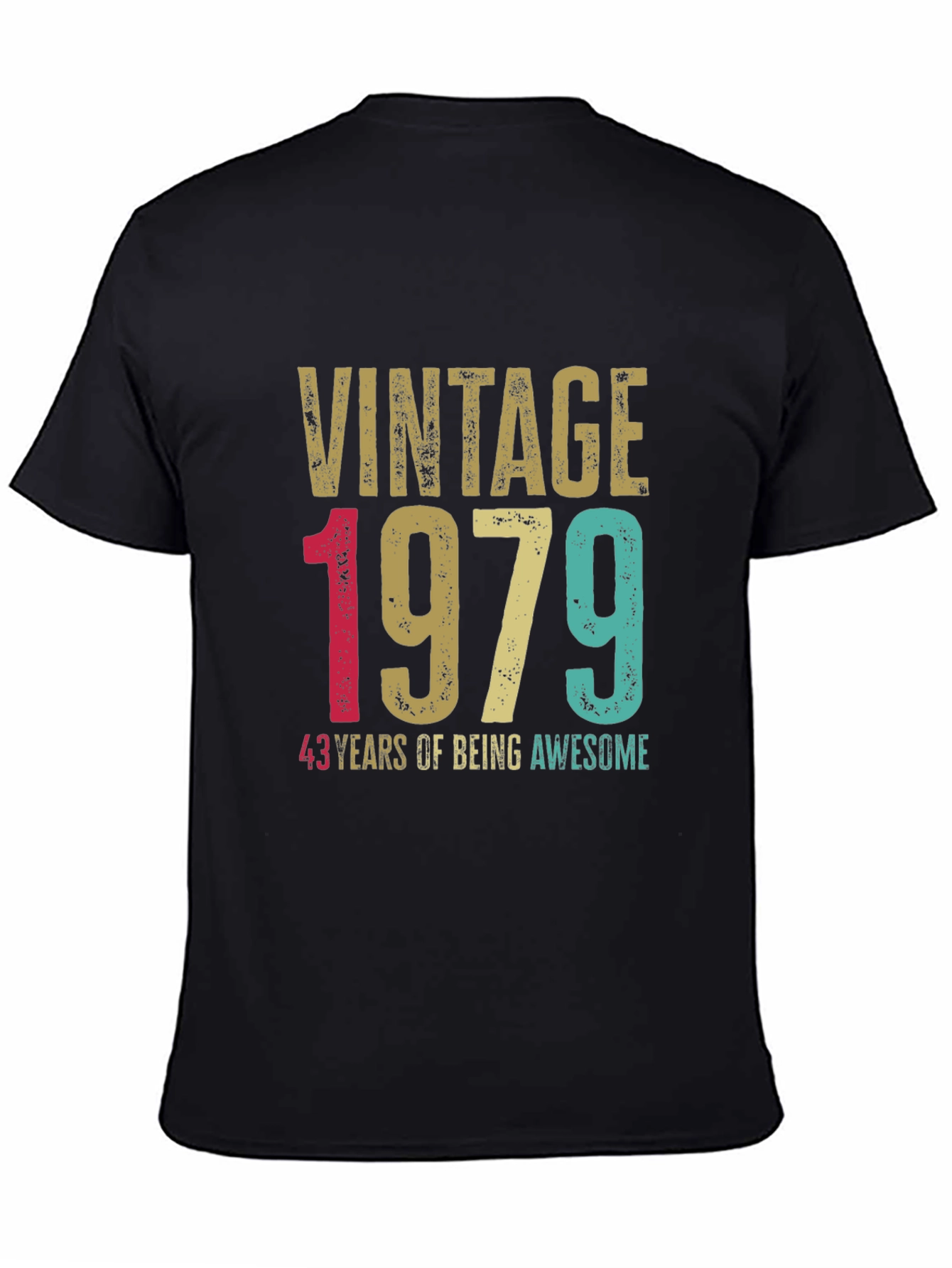 Vintage 1979 T-Shirt - 43 Years of Being Awesome