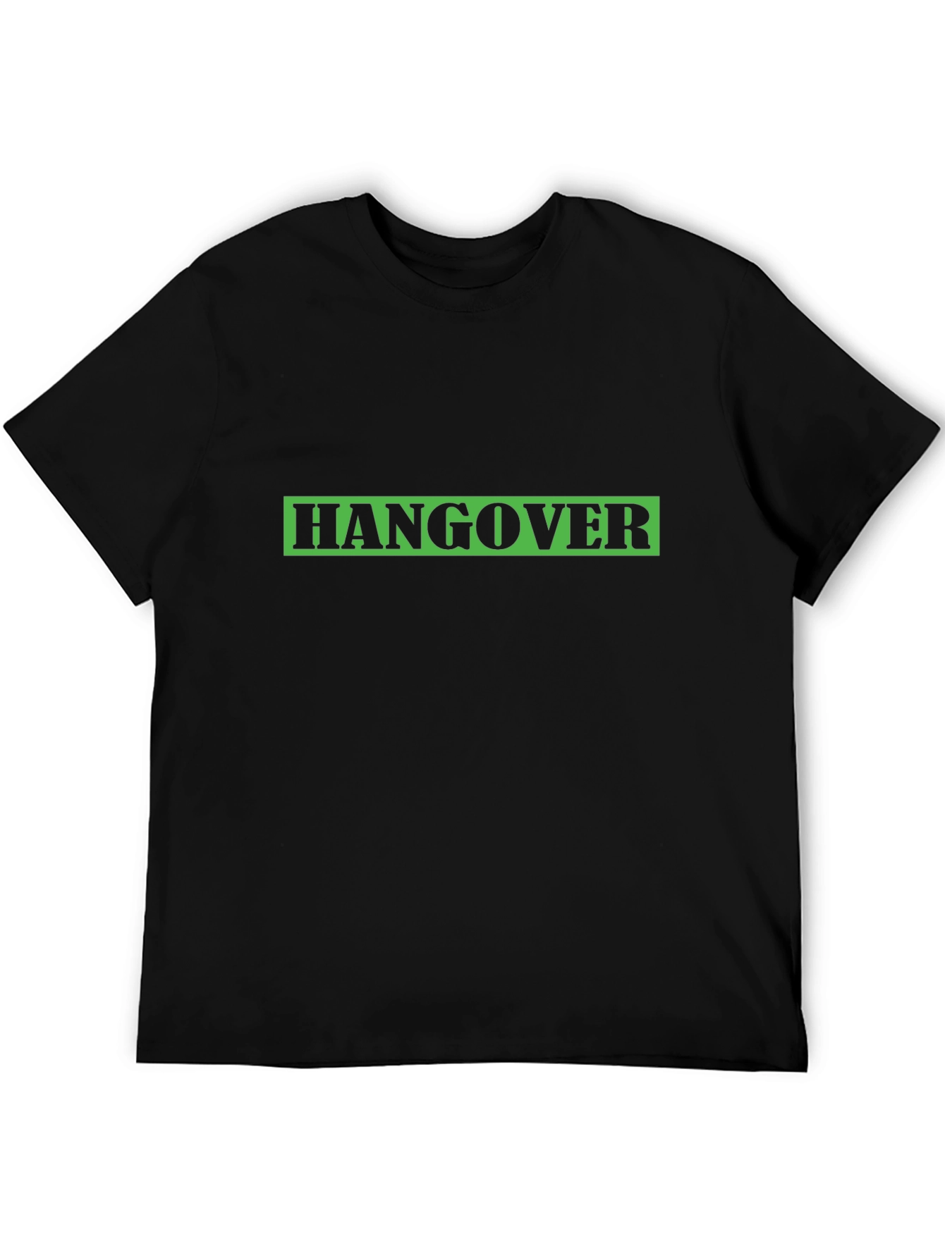 Hangover T-Shirt - Black Crew Neck Tee