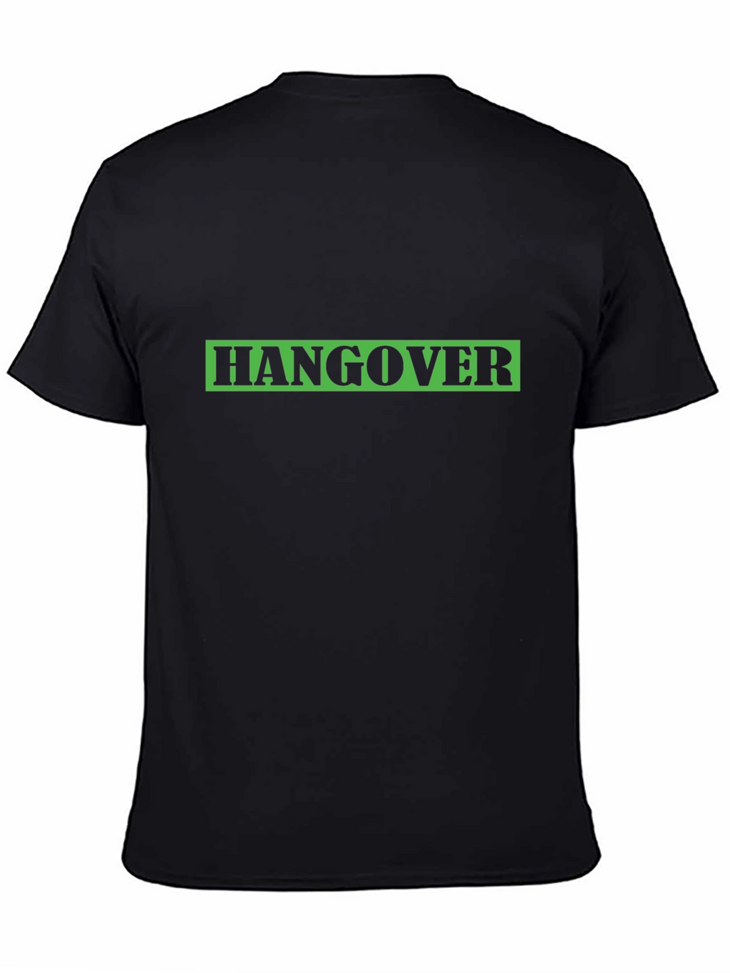 Hangover T-Shirt - Black Crew Neck Tee
