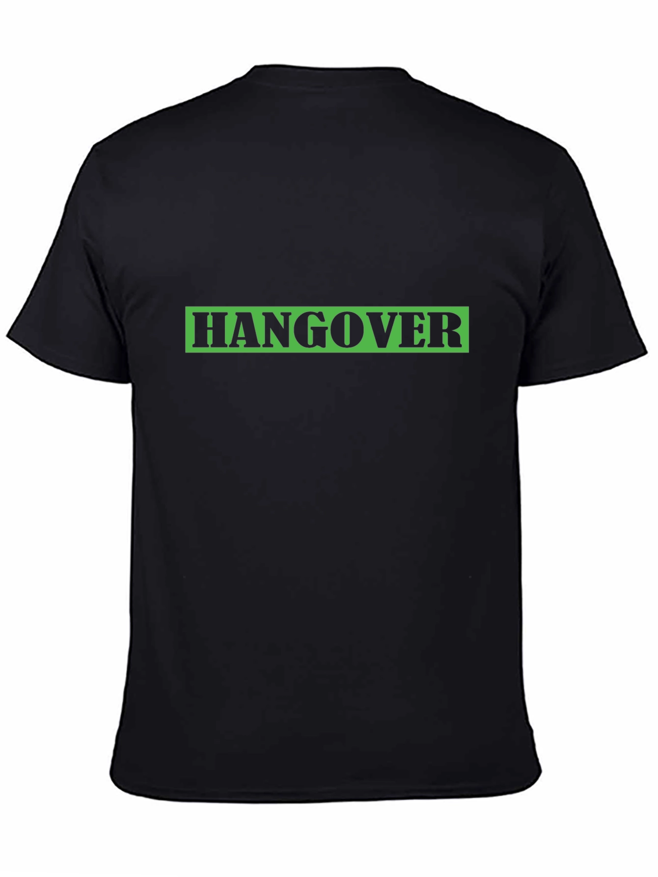 Hangover T-Shirt - Black Crew Neck Tee