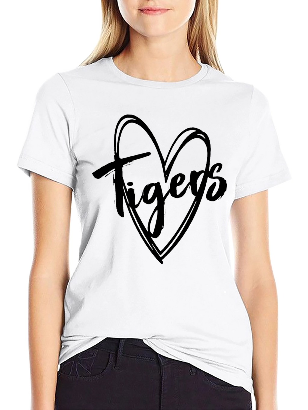 Tigers Heart Graphic Print Tee