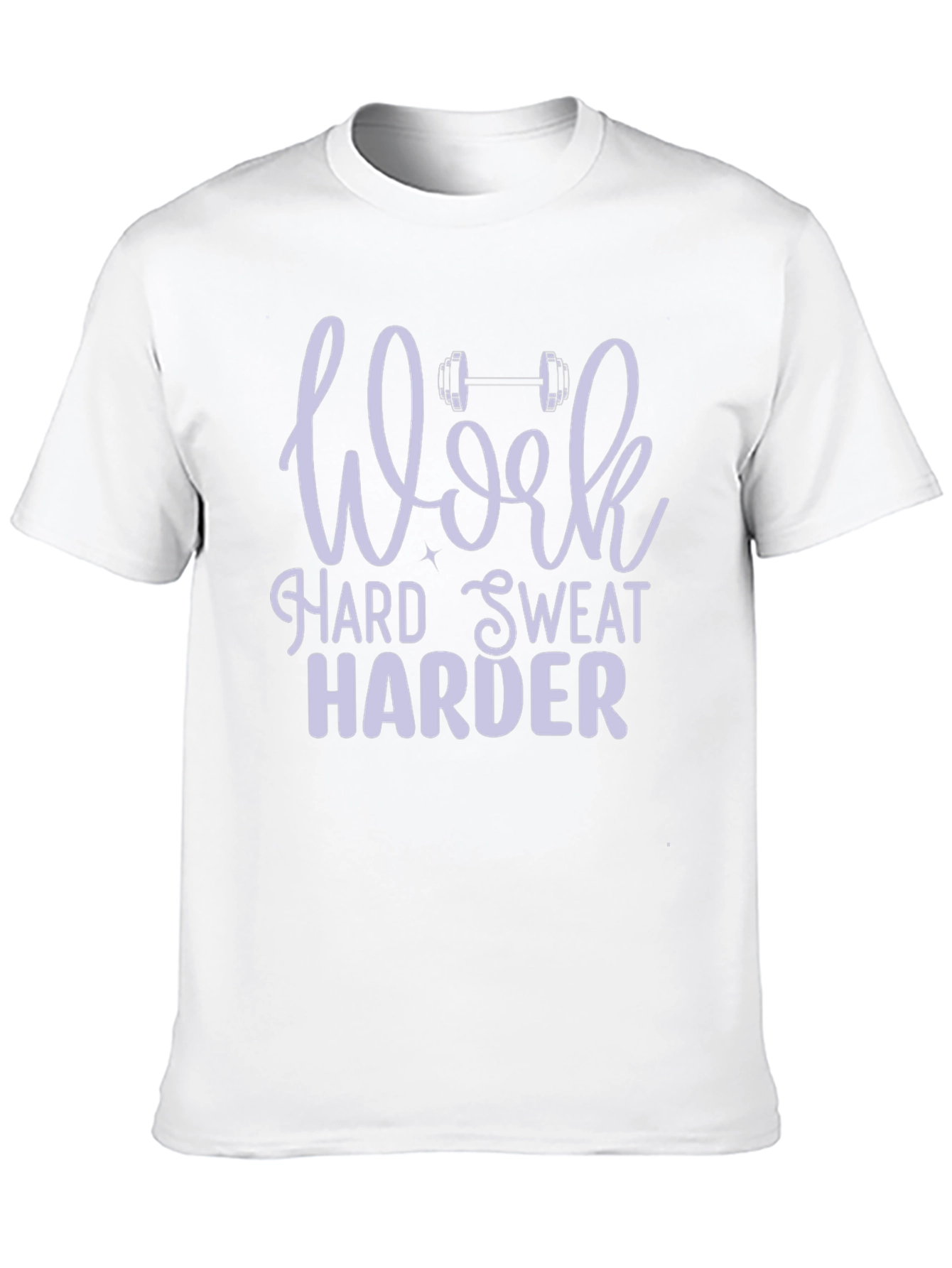 Work Harder Gym Motivation Black T-Shirt