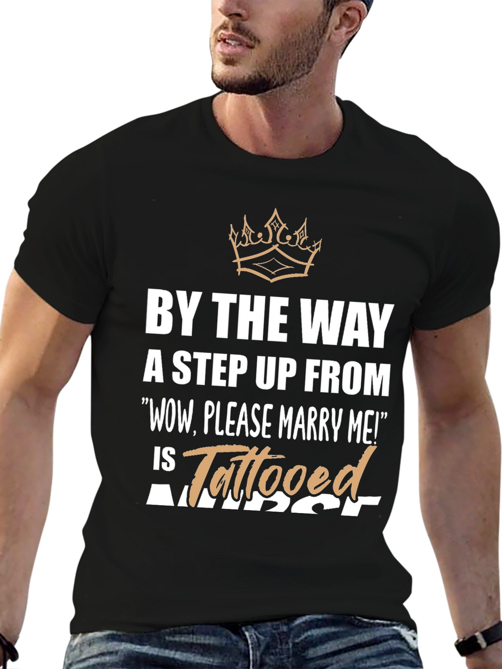 Tattooed MRS Graphic Tee for Him