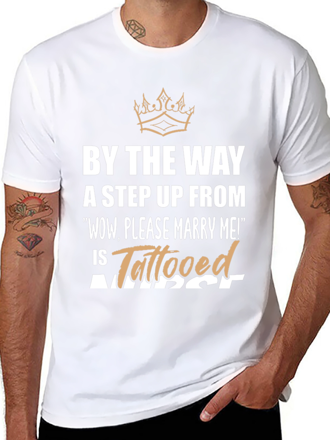 Tattooed MRS Graphic Tee for Him