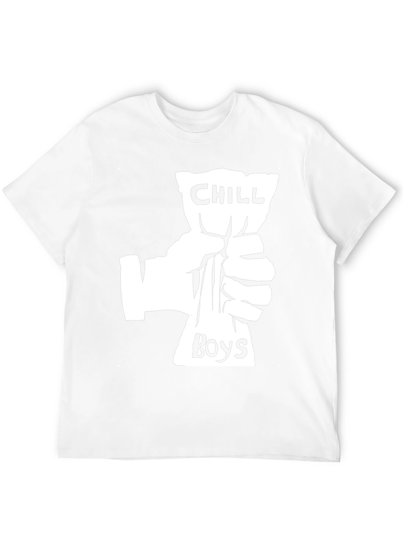 Chill Boys Graphic T-Shirt - Black Crew Neck Tee