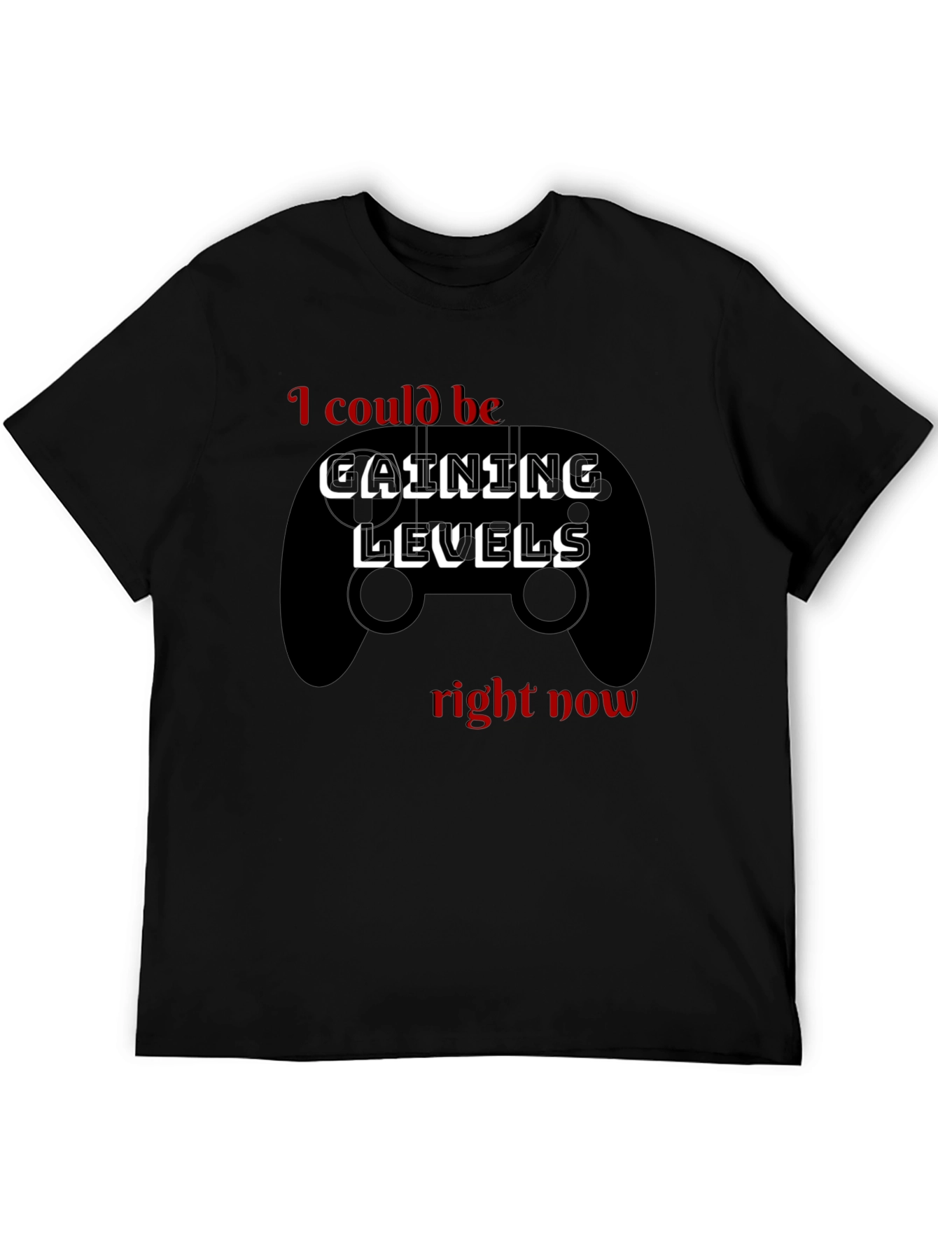 Gaining Levels T-Shirt - Gamer Style