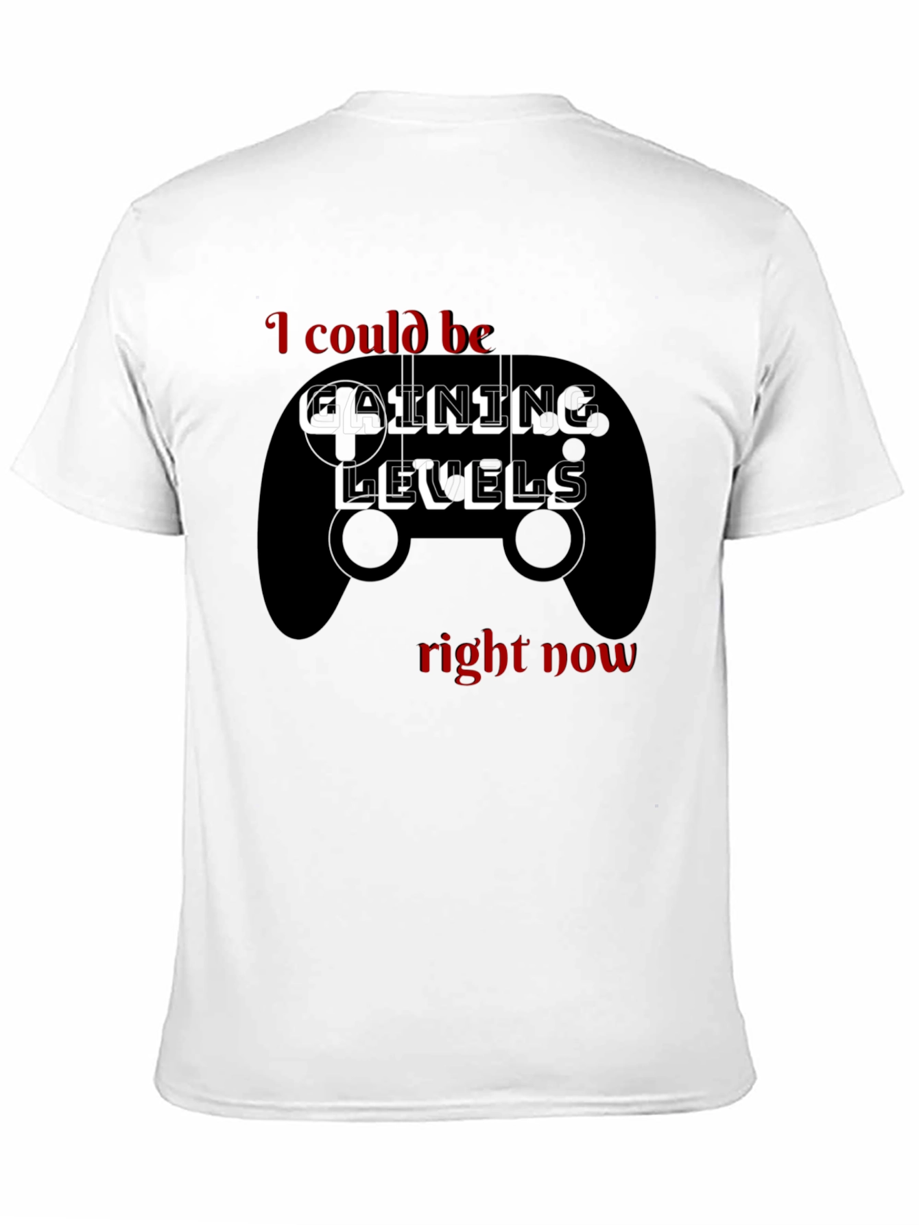 Gaining Levels T-Shirt - Gamer Style