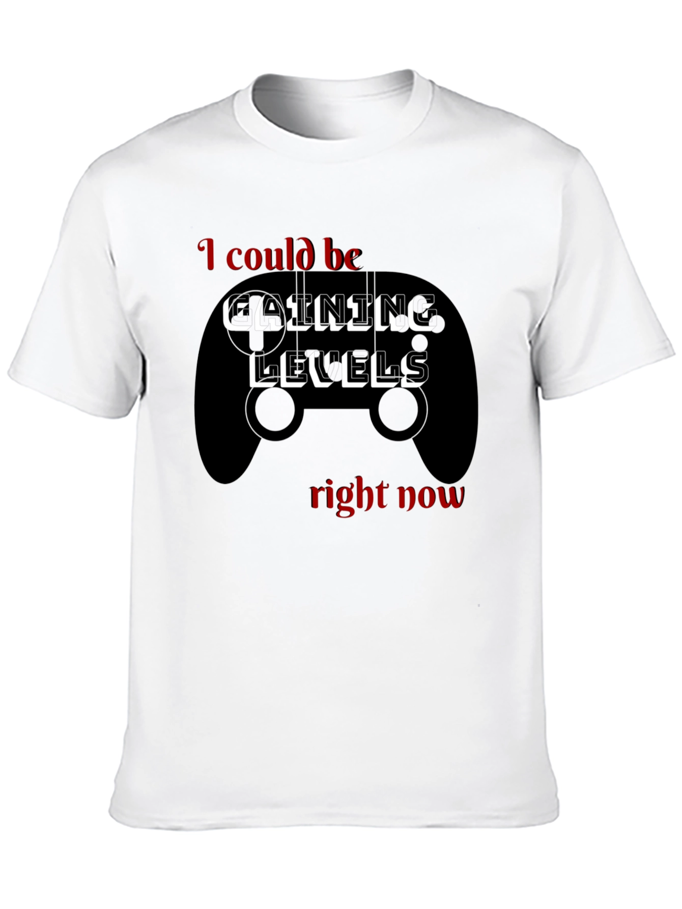 Gaining Levels T-Shirt - Gamer Style