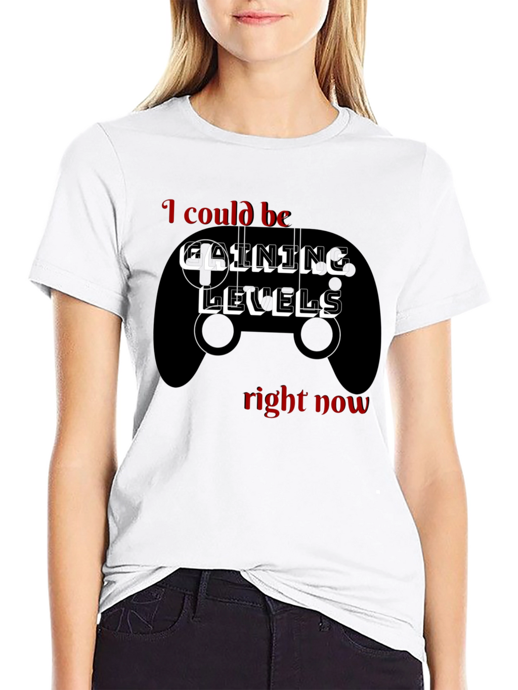 Gaining Levels T-Shirt - Gamer Style