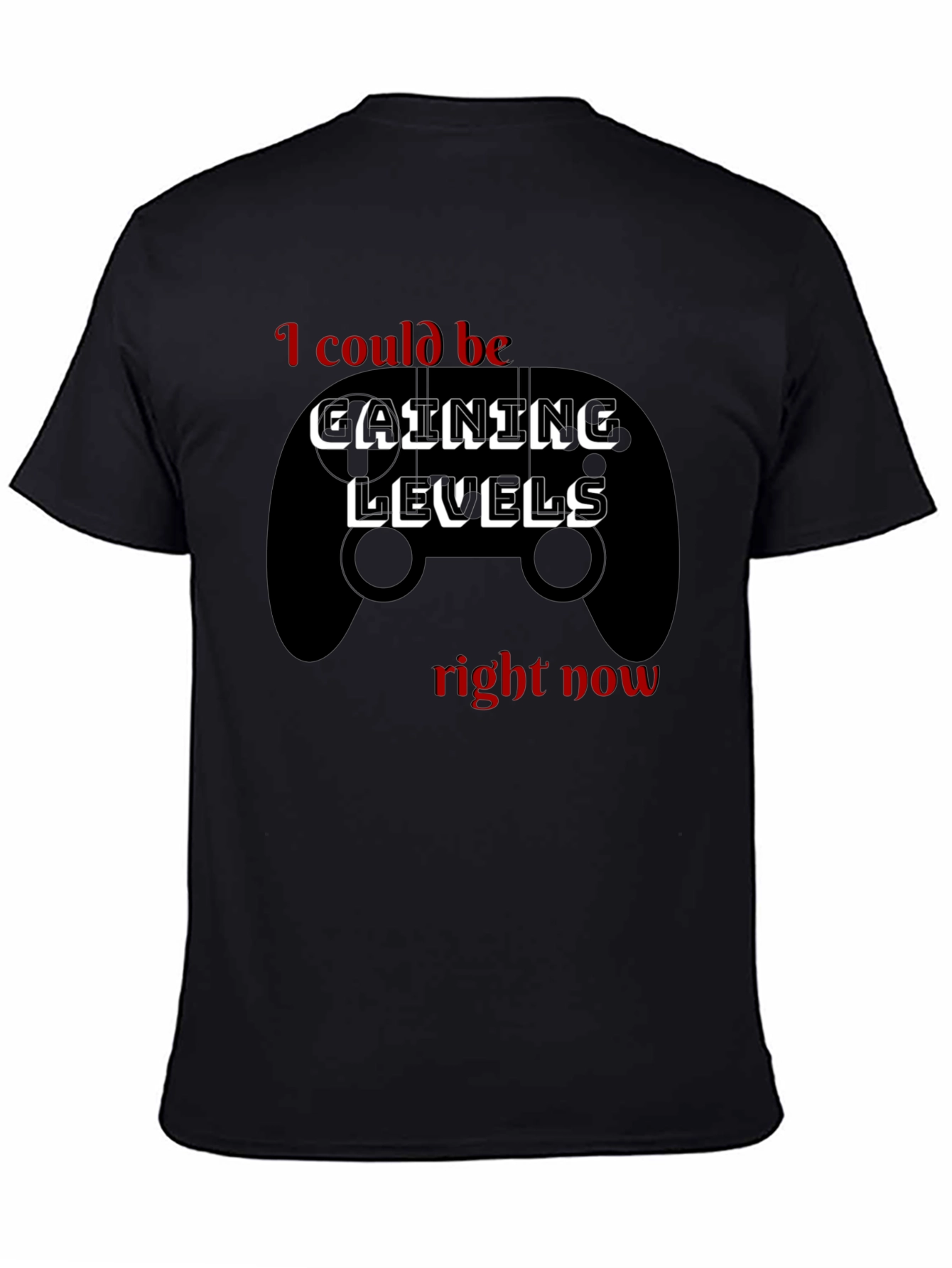 Gaining Levels T-Shirt - Gamer Style