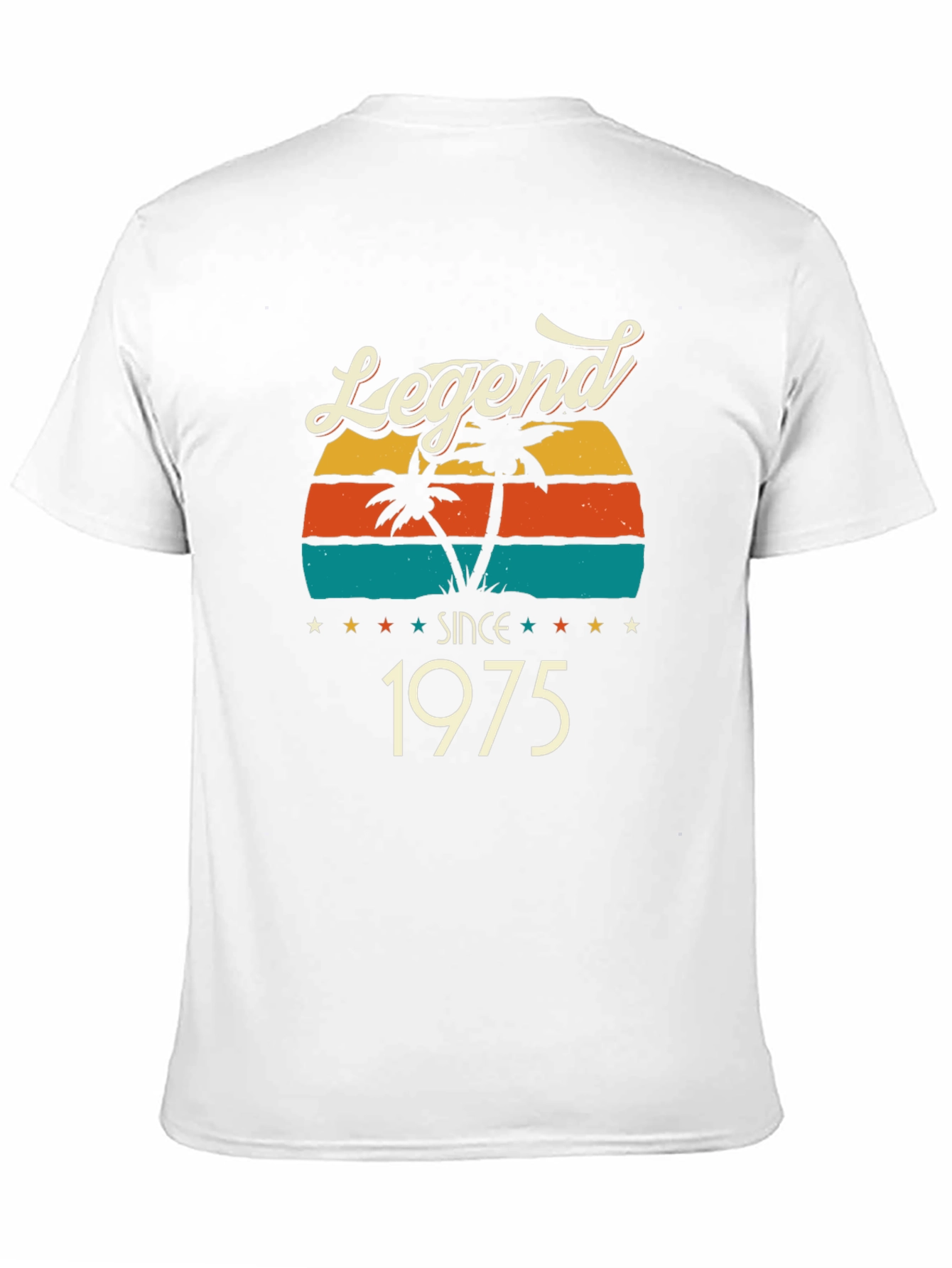 Legend Since 1975 T-Shirt Retro Sunset