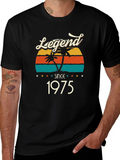 Legend Since 1975 T-Shirt Retro Sunset