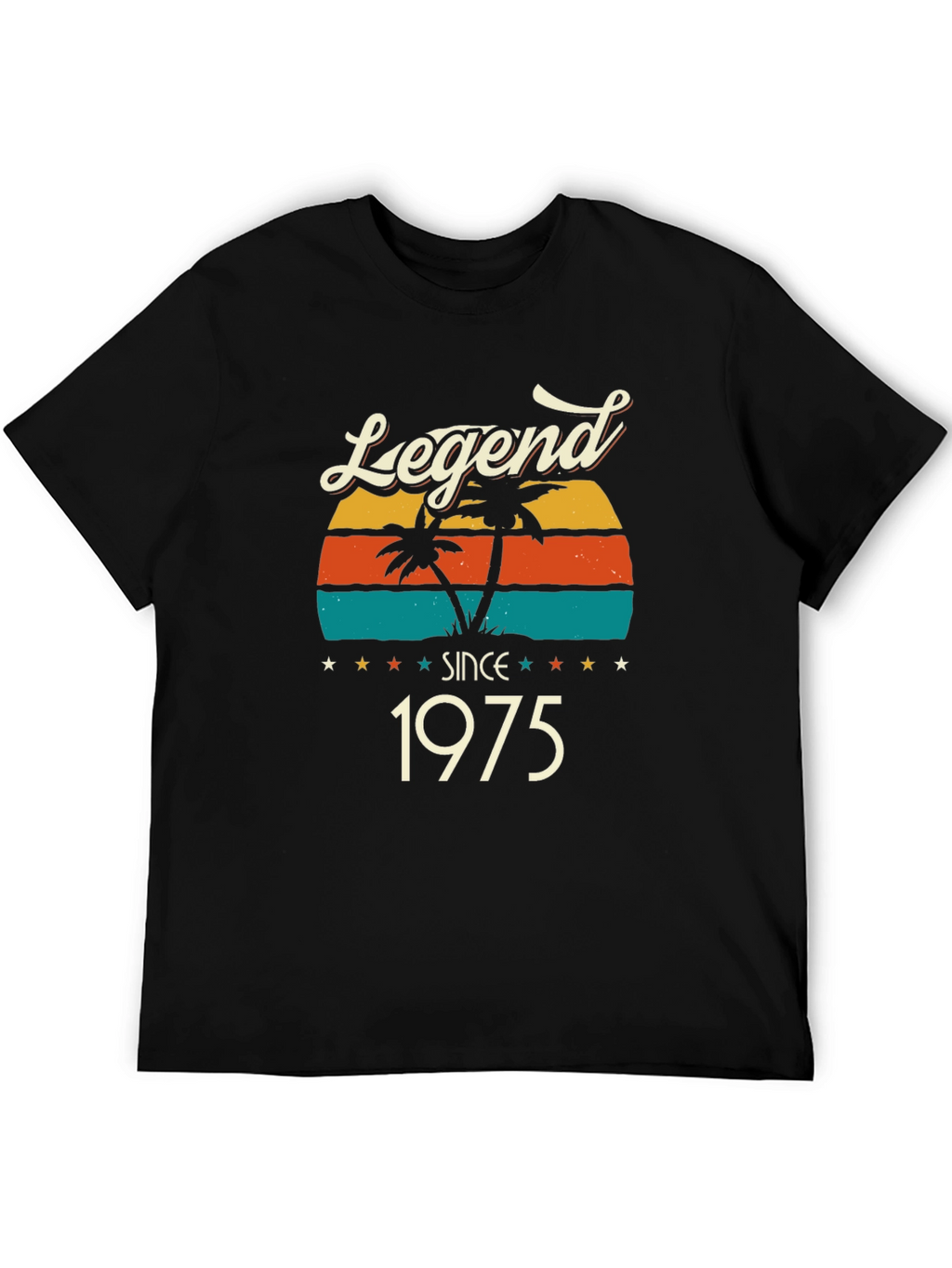 Legend Since 1975 T-Shirt Retro Sunset