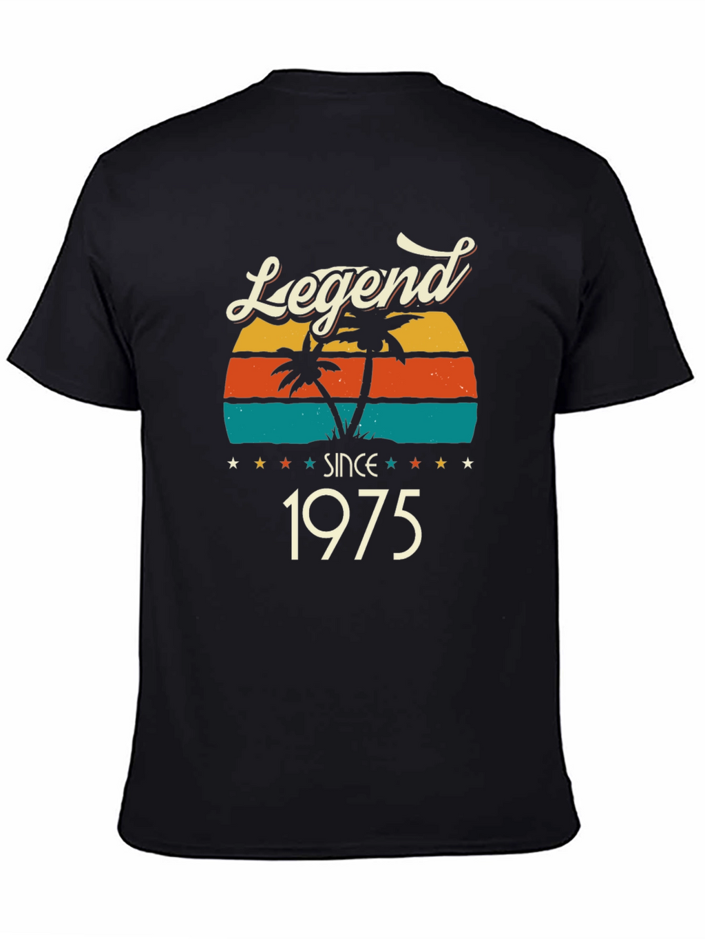 Legend Since 1975 T-Shirt Retro Sunset