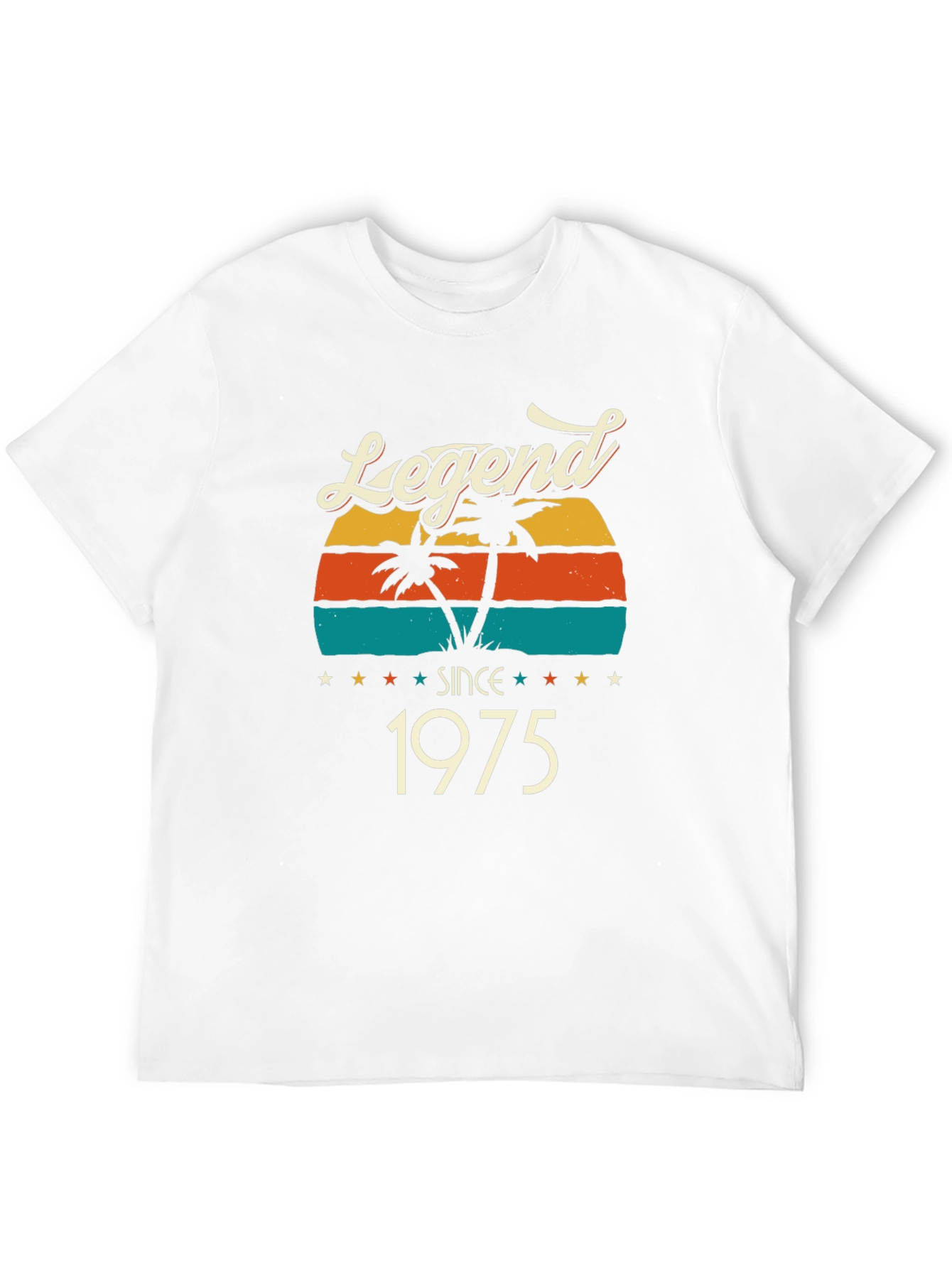 Legend Since 1975 T-Shirt Retro Sunset