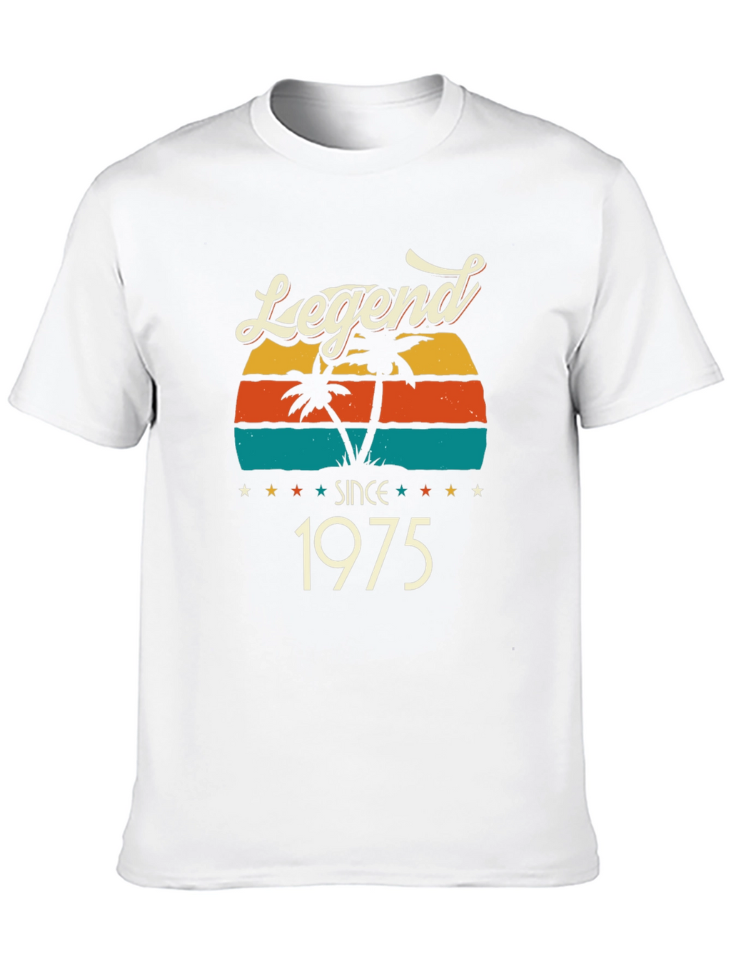 Legend Since 1975 T-Shirt Retro Sunset