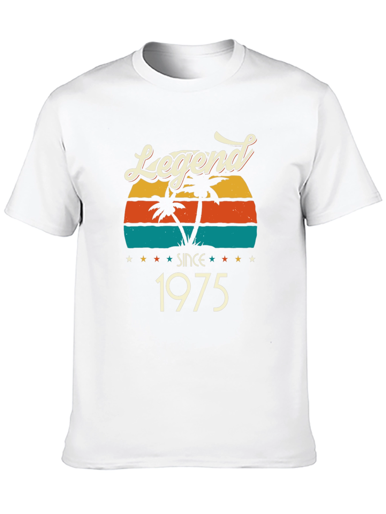 Legend Since 1975 T-Shirt Retro Sunset