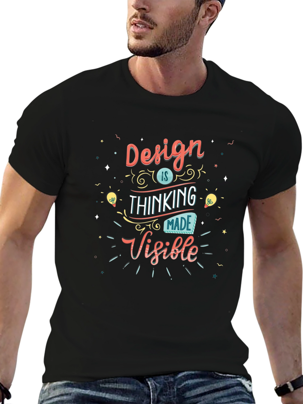 Design is Thinking Made Visible Graphic T-Shirt