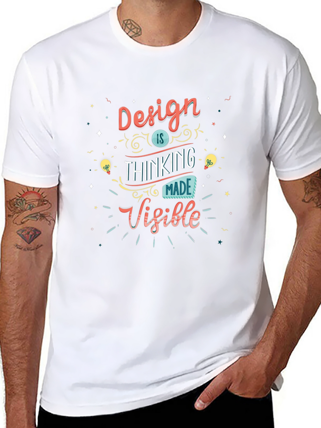 Design is Thinking Made Visible Graphic T-Shirt