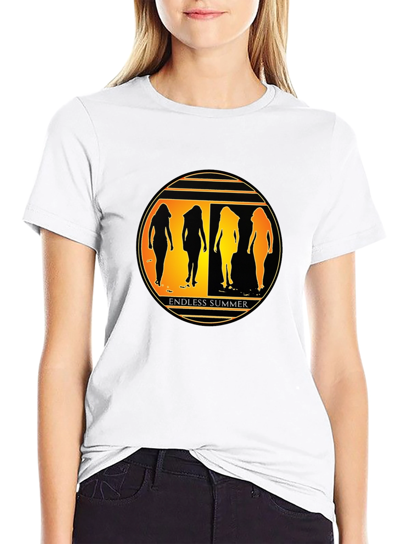 Endless Summer Graphic Tee - Stylish Black T-Shirt