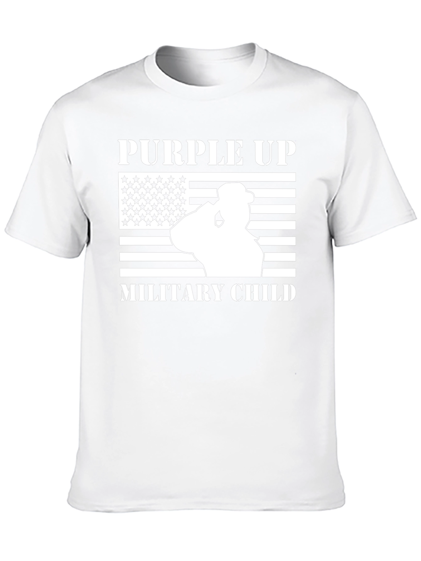Purple Up Military Child T-Shirt