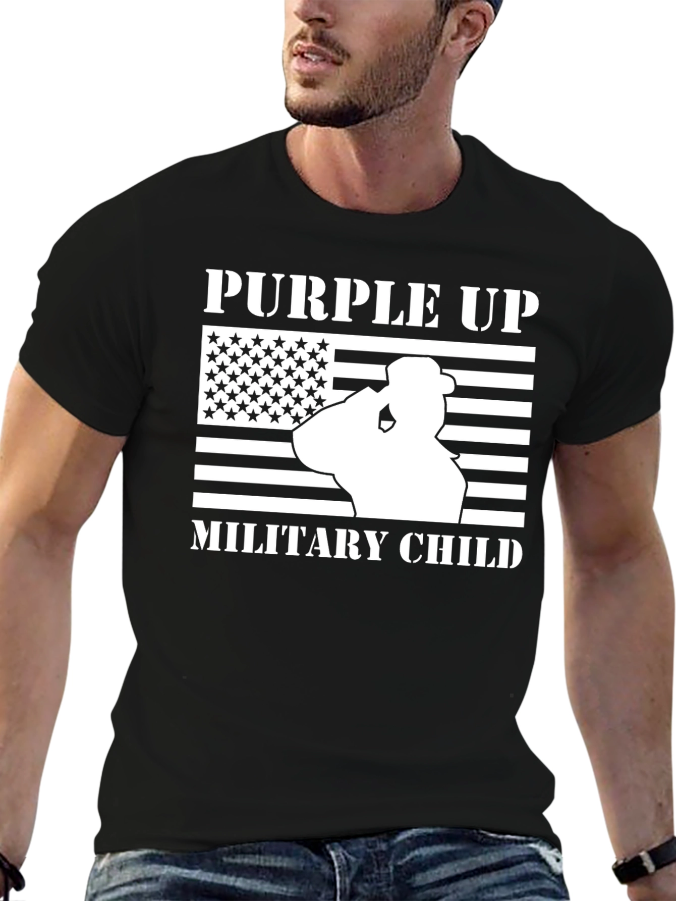 Purple Up Military Child T-Shirt