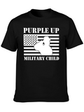 Purple Up Military Child T-Shirt